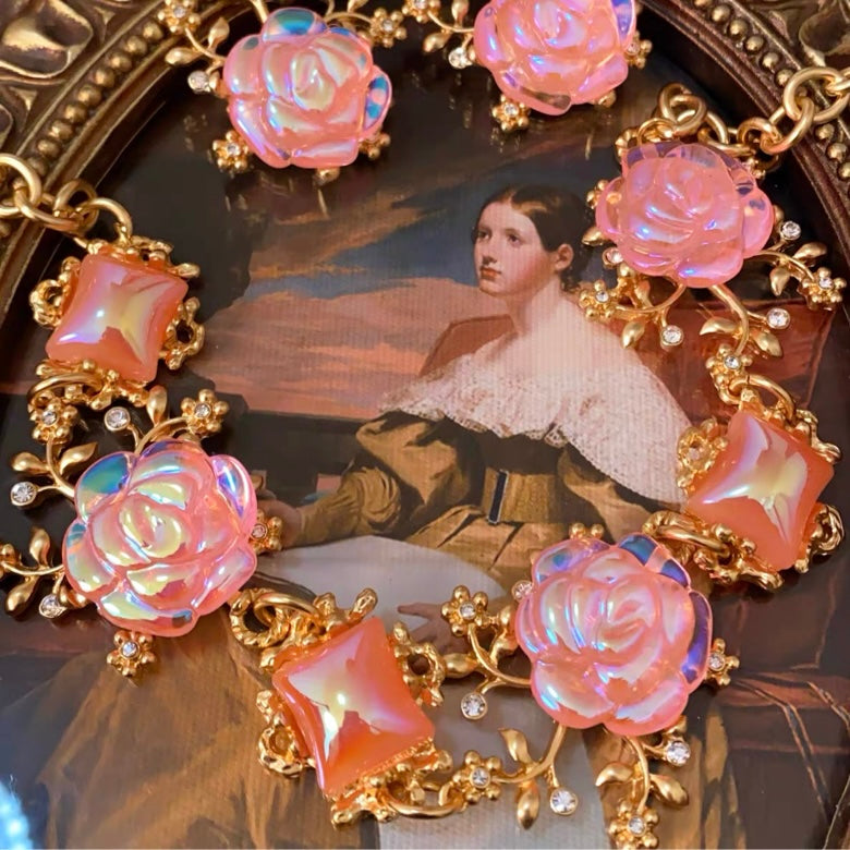 Camellia Bloom – Paris Garden Necklace & Earnings