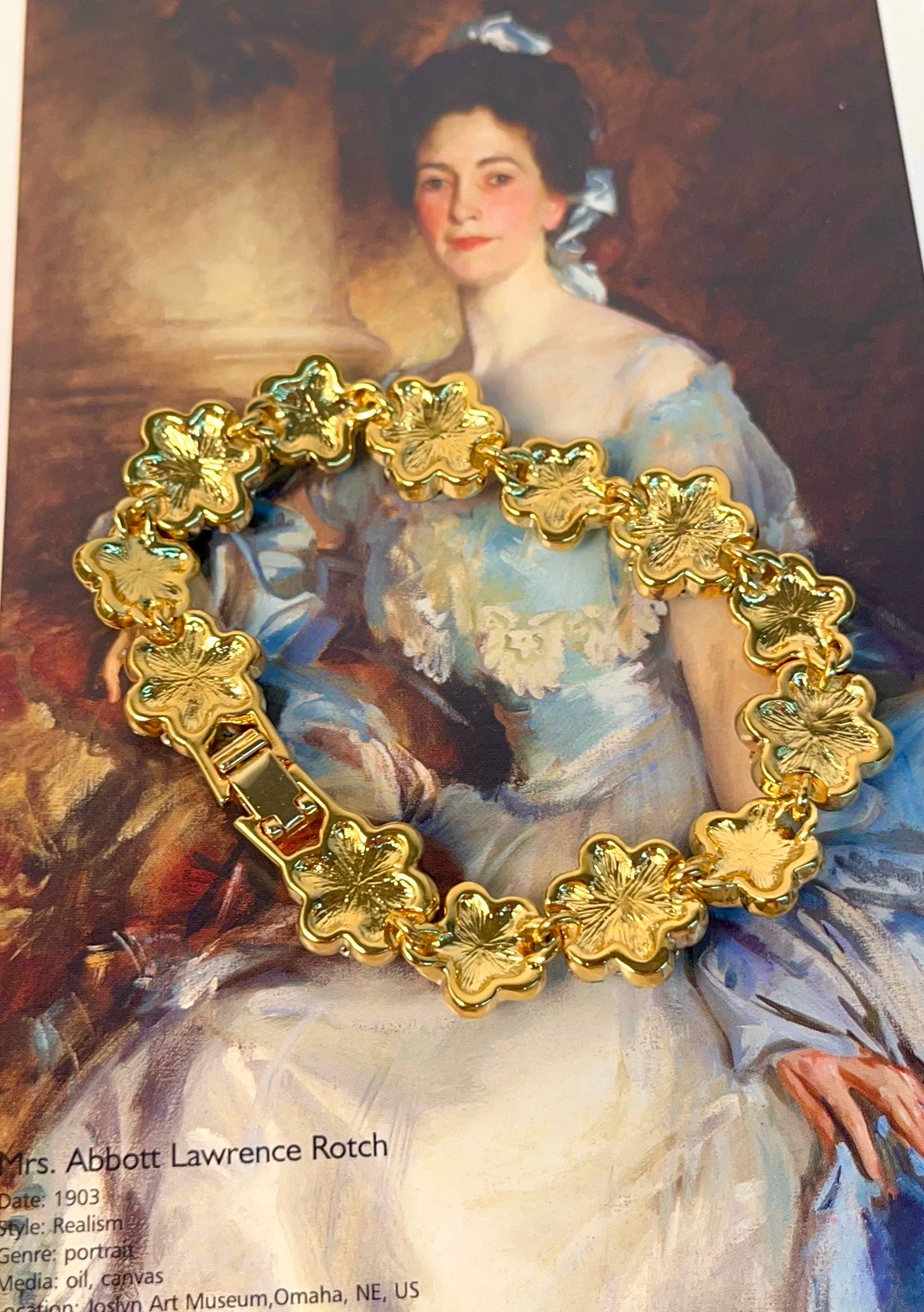 Sicilian Garden Inspired Colorful Enamel Flower Bracelet