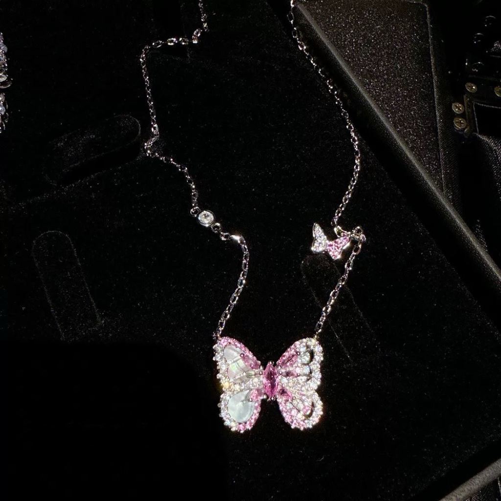 Butterfly Dreams Mother of Pearl Necklace Earrings Ring