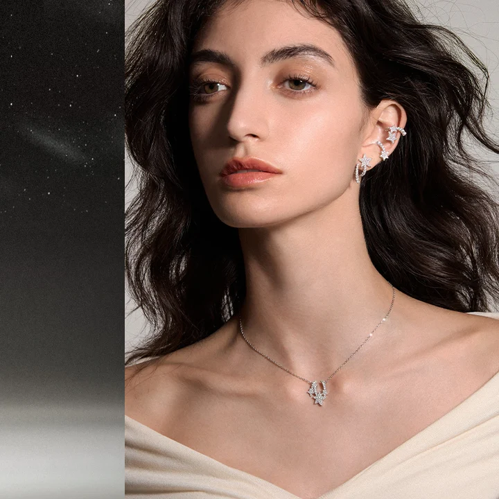 Starlight Sparkling Meteor Necklace