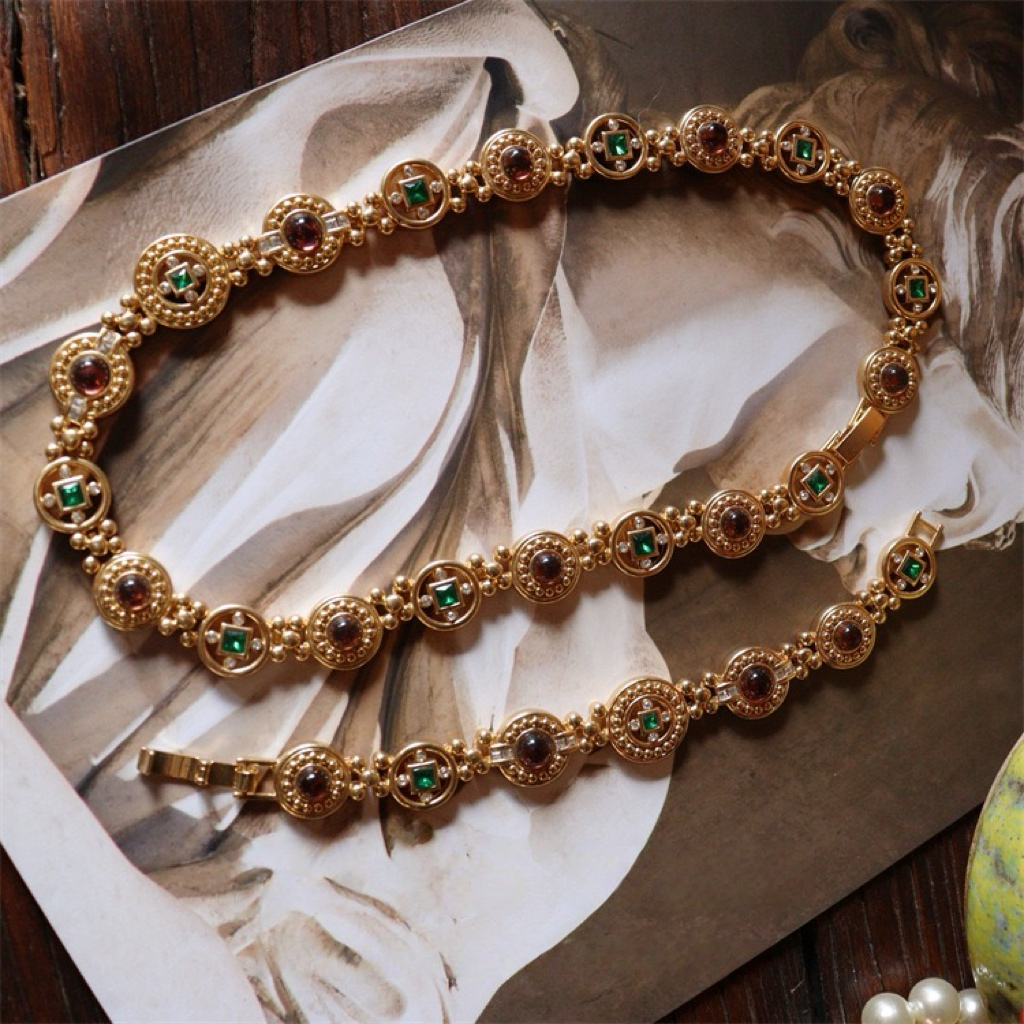Vintage Roman Coin Statement Jewelry Set