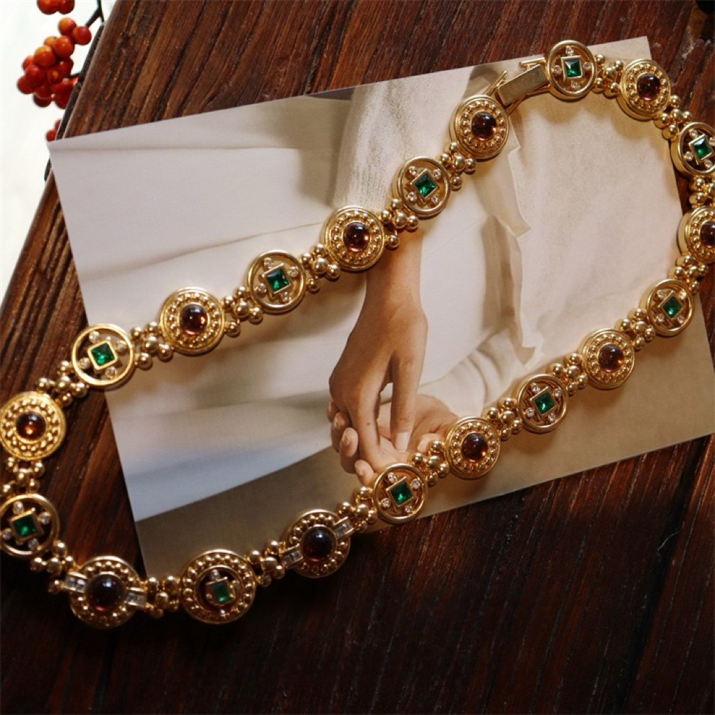 Vintage Roman Coin Statement Jewelry Set