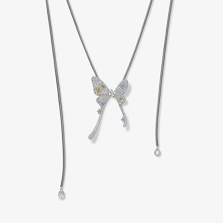 Butterfly Blossom Garden Necklace & Earring Set