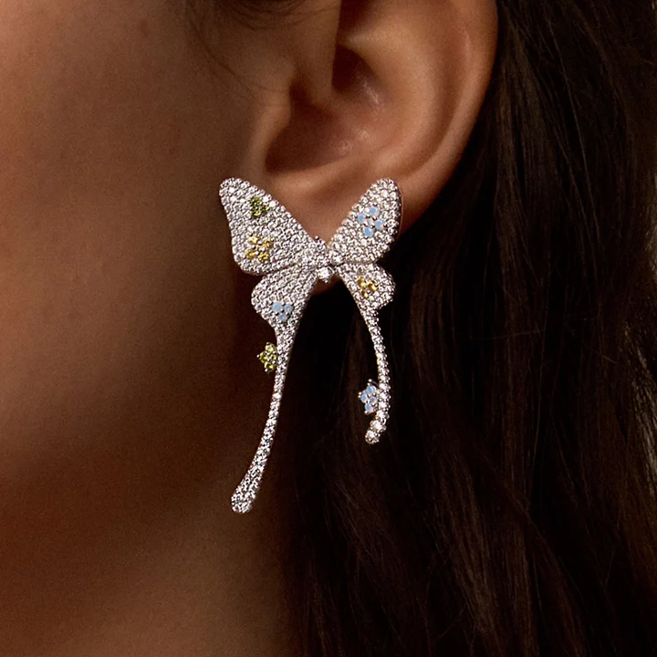 Butterfly Blossom Garden Necklace & Earring Set