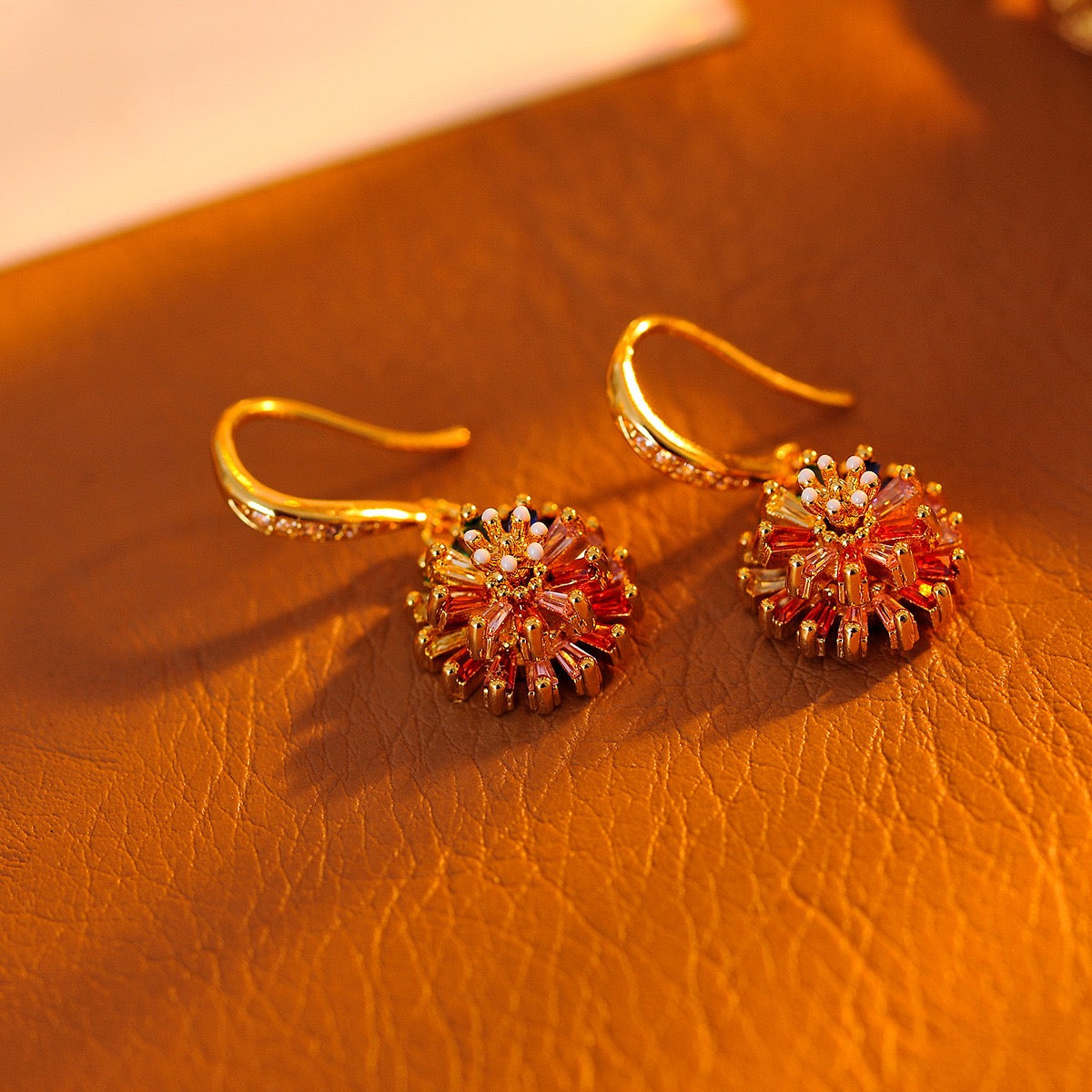 Rainbow Daisy Jewelry Set