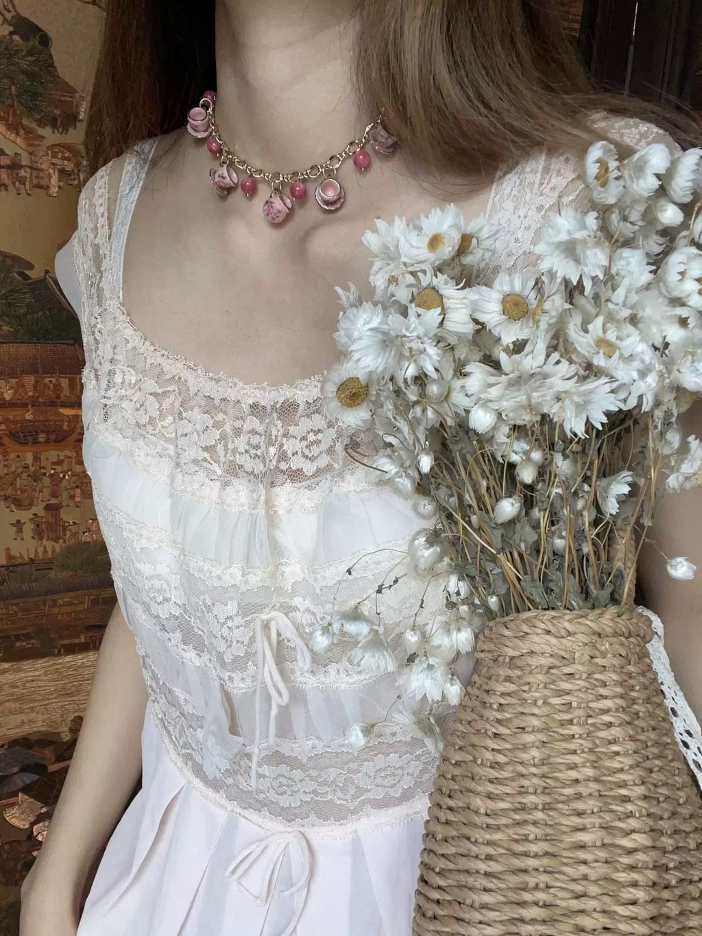 Handmade Sweet Tea Party Teacup Necklace & Bracelet Set