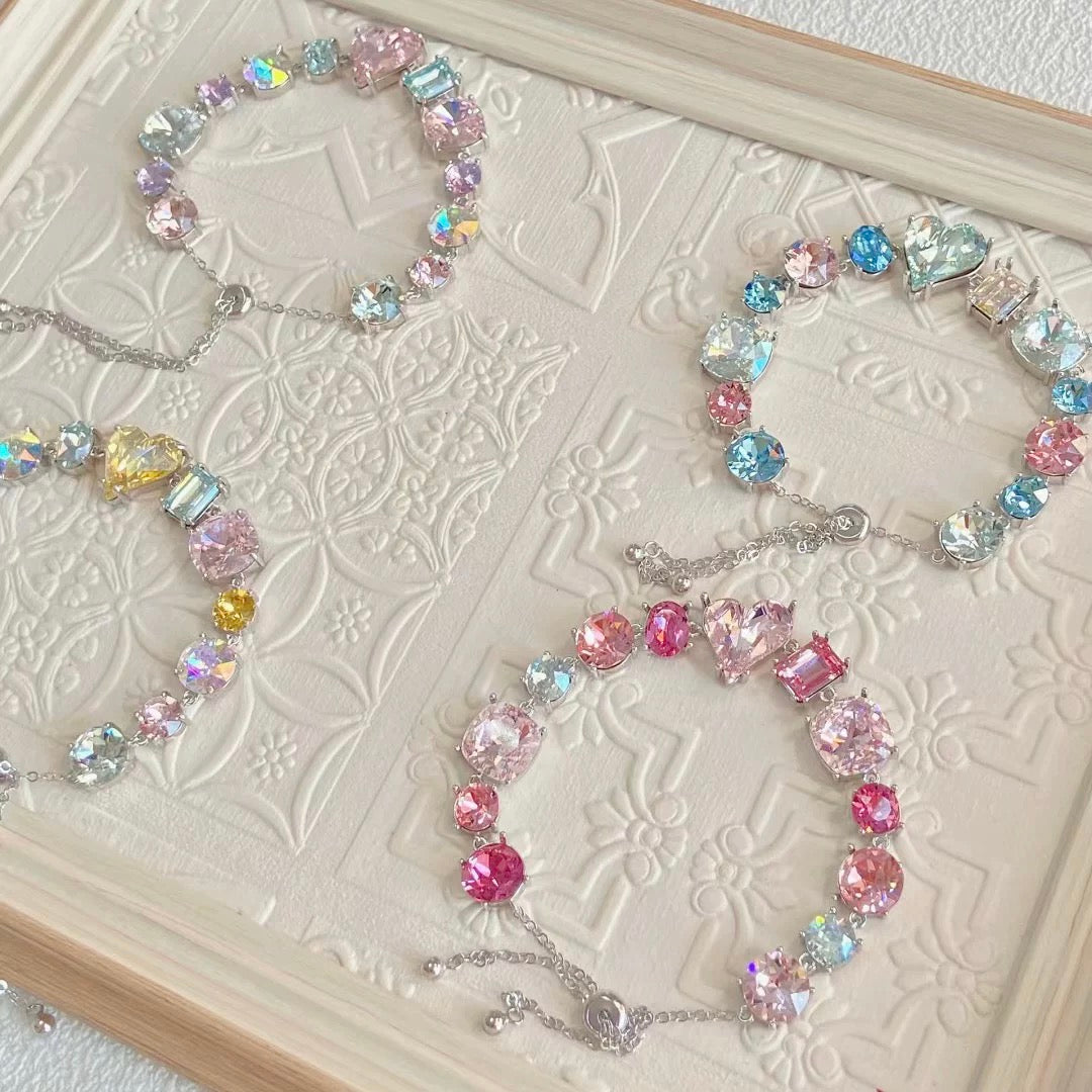 Handmade Austrian Crystals Sparkly Bracelet