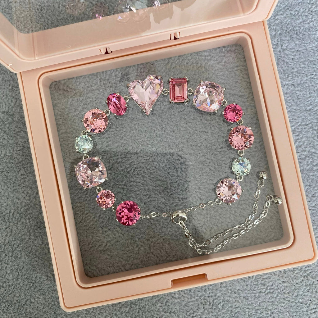 Handmade Austrian Crystals Sparkly Bracelet