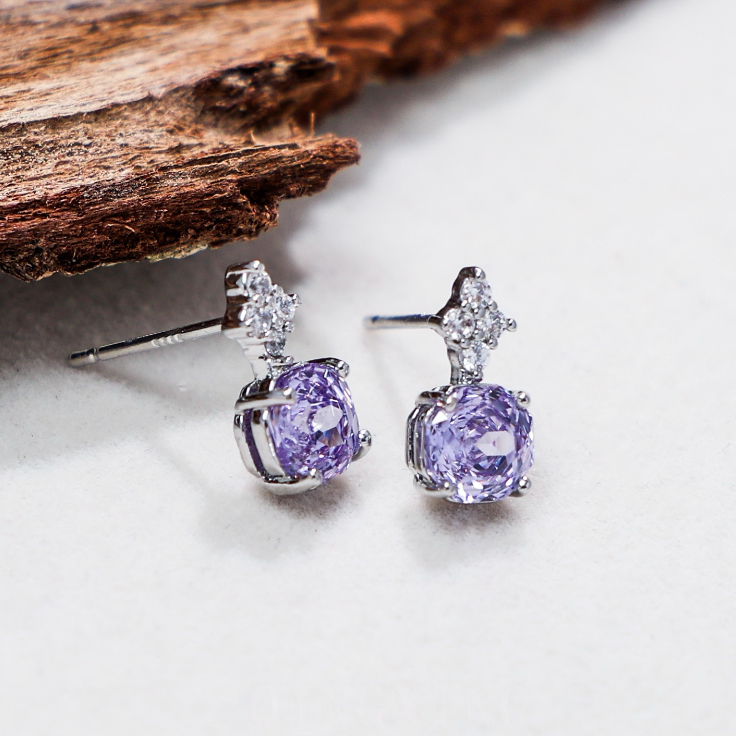 Whispers of Love Rose Necklace & Earrings