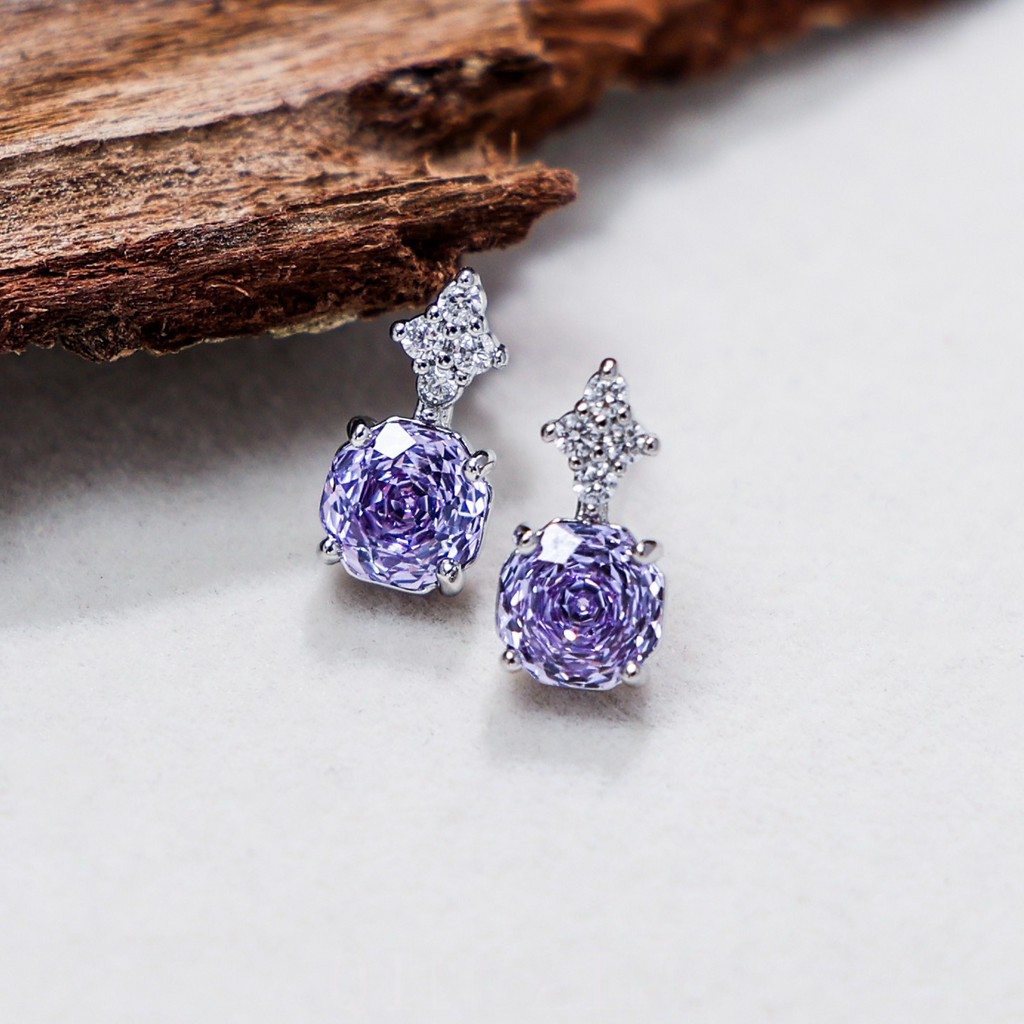 Whispers of Love Rose Necklace & Earrings