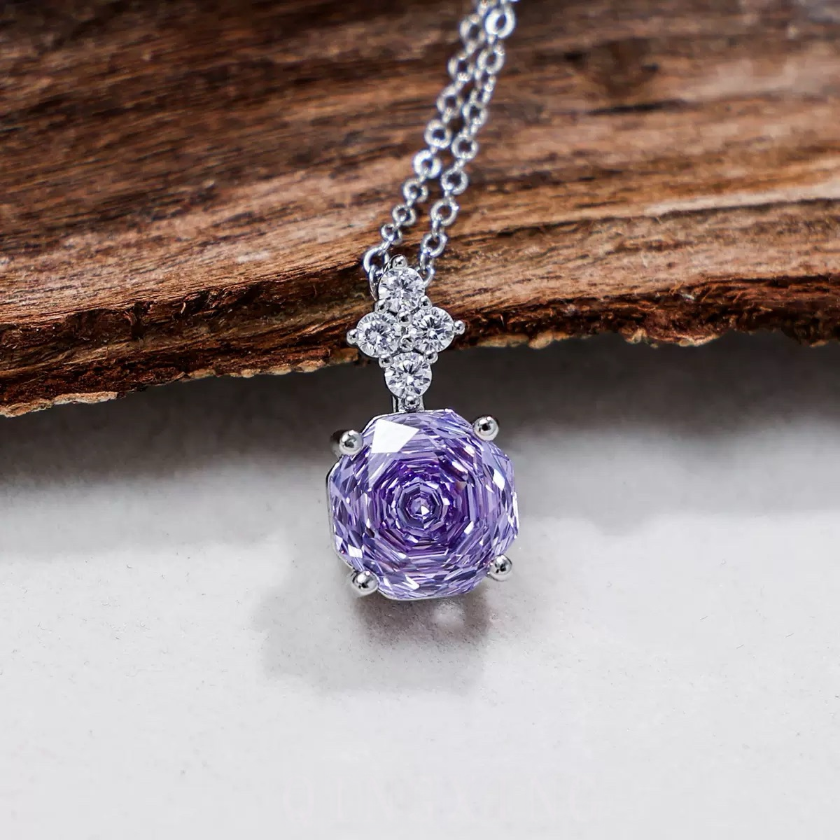 Whispers of Love Rose Necklace & Earrings