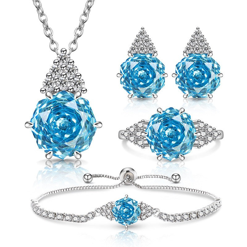Whispering Rose Romance Jewelry Set