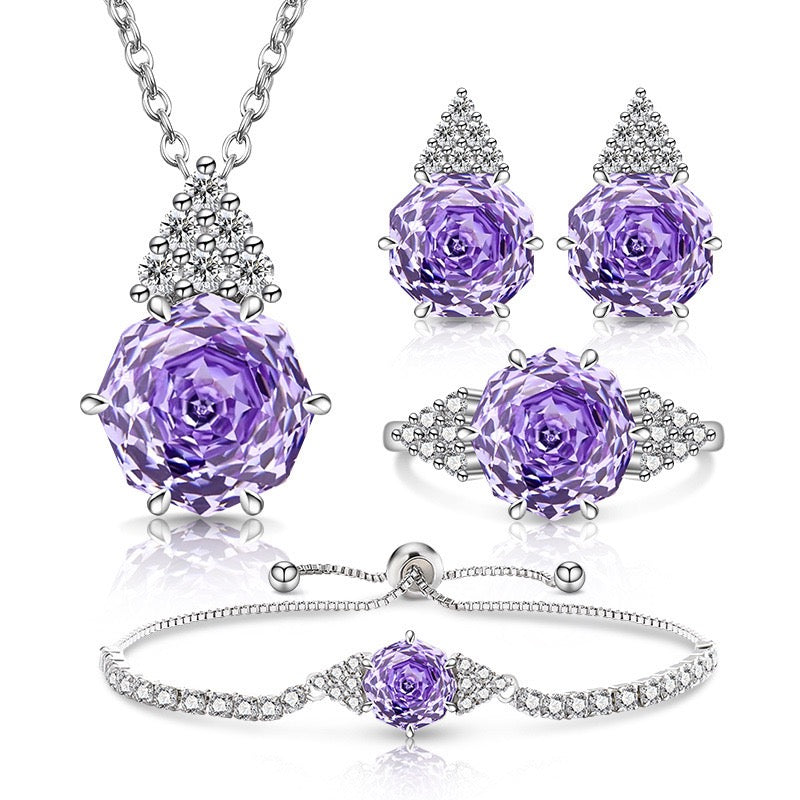 Whispering Rose Romance Jewelry Set