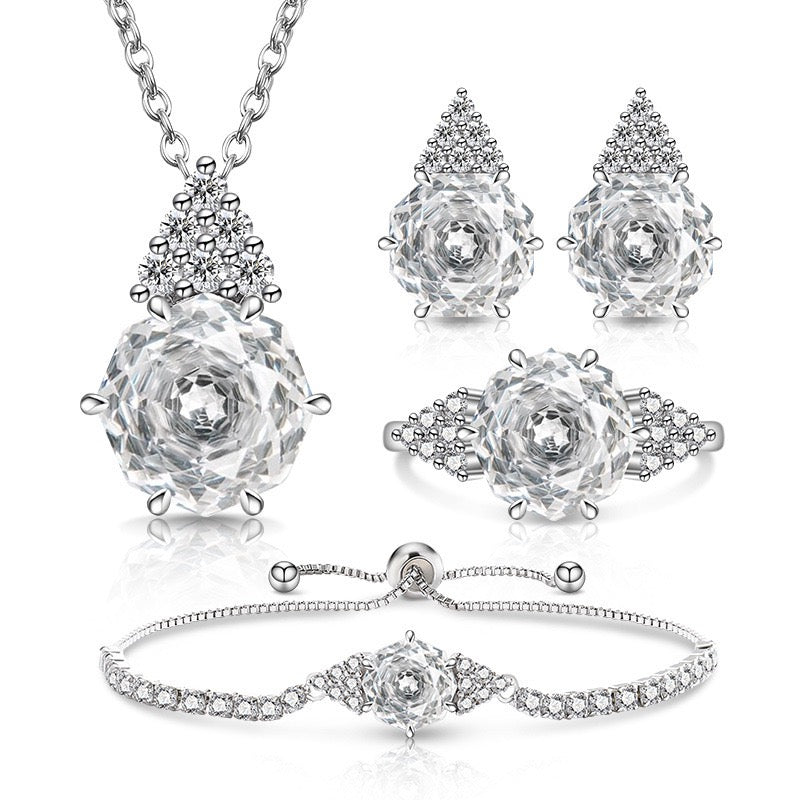 Whispering Rose Romance Jewelry Set
