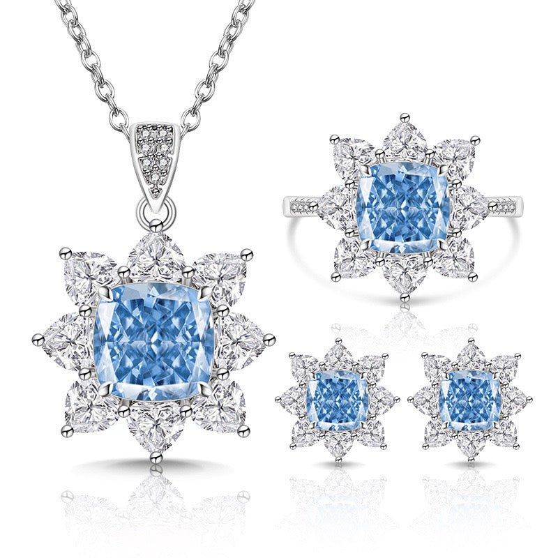 Sparkling Sunflower Jewelry Set