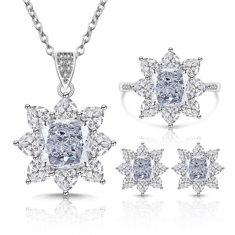 Sparkling Sunflower Jewelry Set