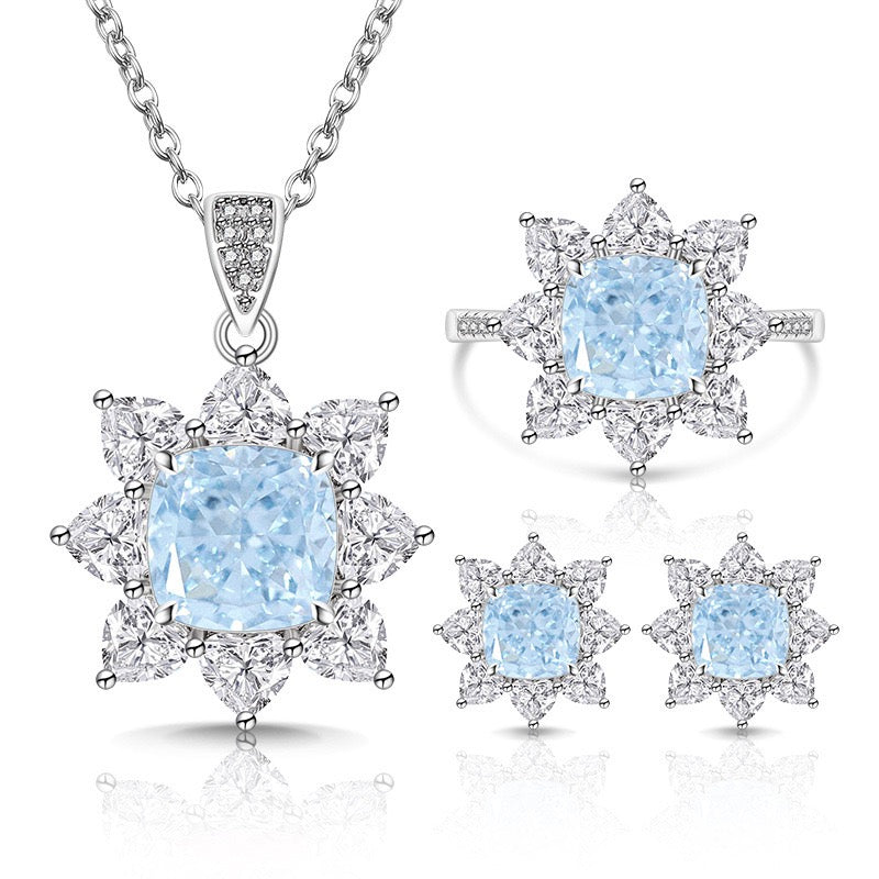 Sparkling Sunflower Jewelry Set