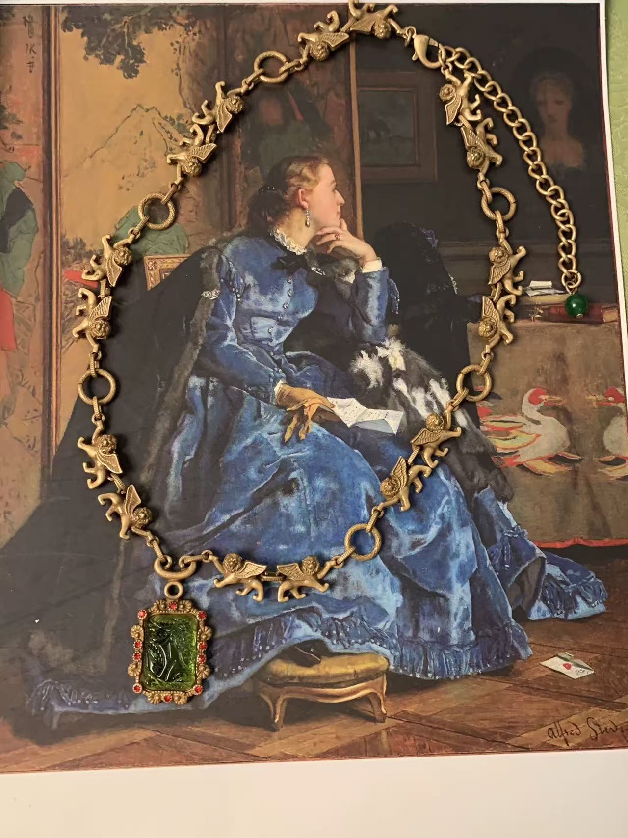 Guardian Angel Renaissance Suite|Intaglio Glass & Cherub Link Collection