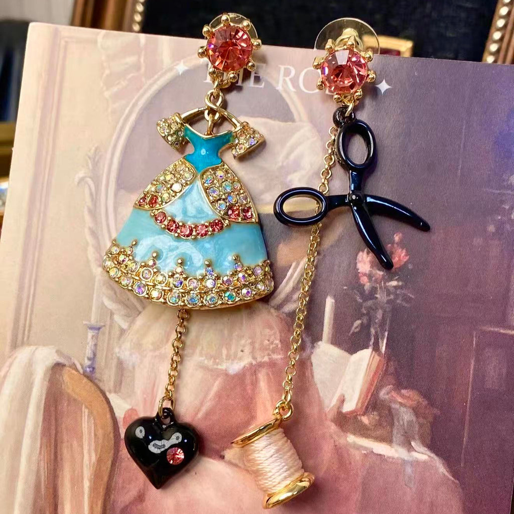 Fairytale Masquerade Dressmaker Earrings