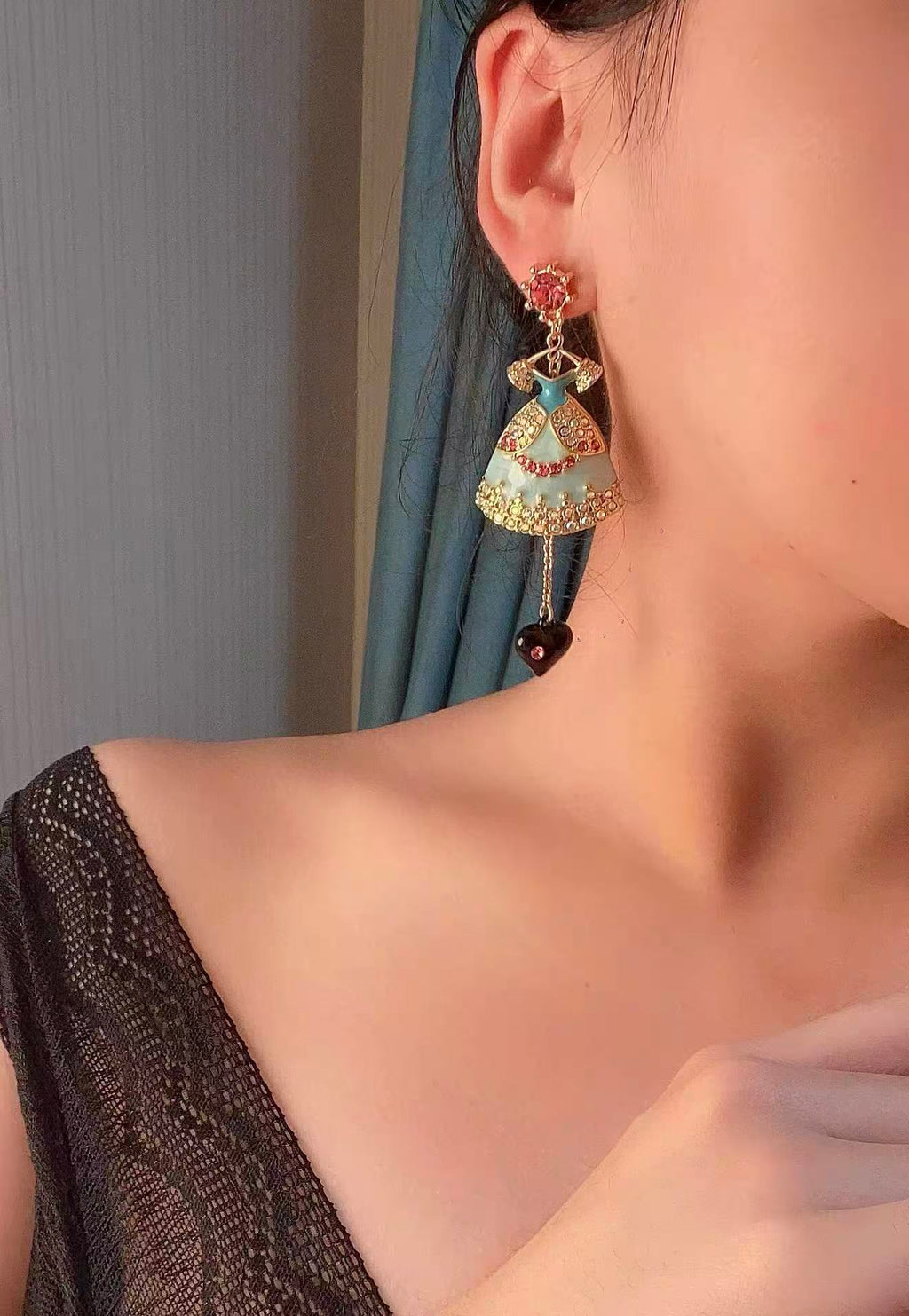 Fairytale Masquerade Dressmaker Earrings