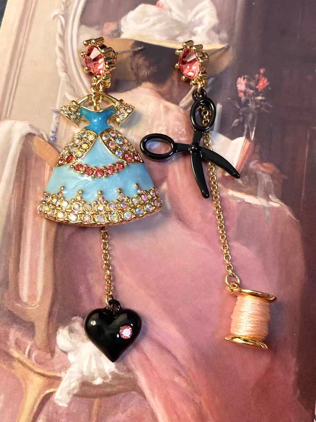 Fairytale Masquerade Dressmaker Earrings
