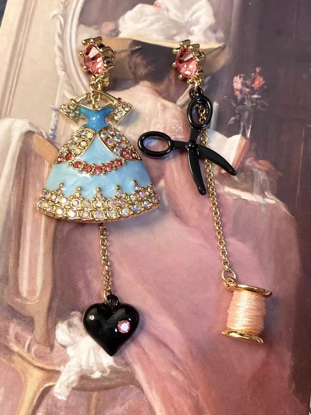 Fairytale Masquerade Dressmaker Earrings