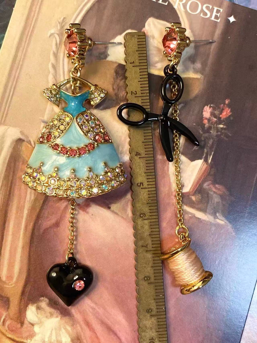 Fairytale Masquerade Dressmaker Earrings