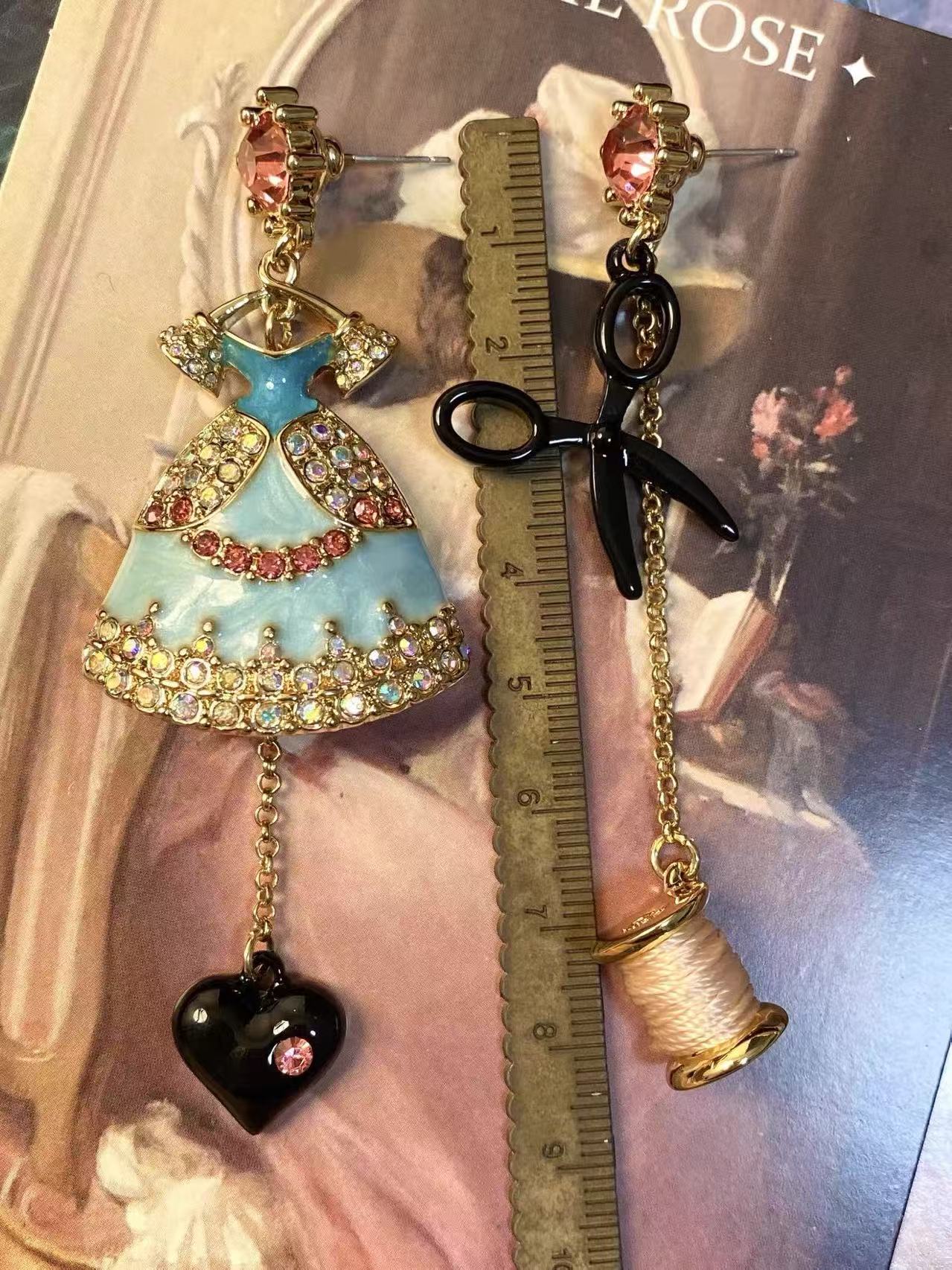 Fairytale Masquerade Dressmaker Earrings