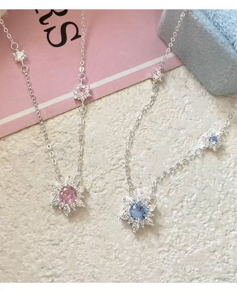 999 Fine Silver Dreamy Snowflake Jewelry Set