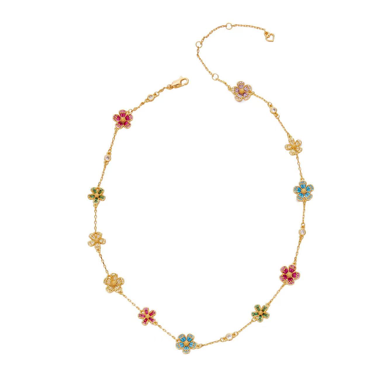 French Garden Reverie Jewelry Set|18K Gold Plated