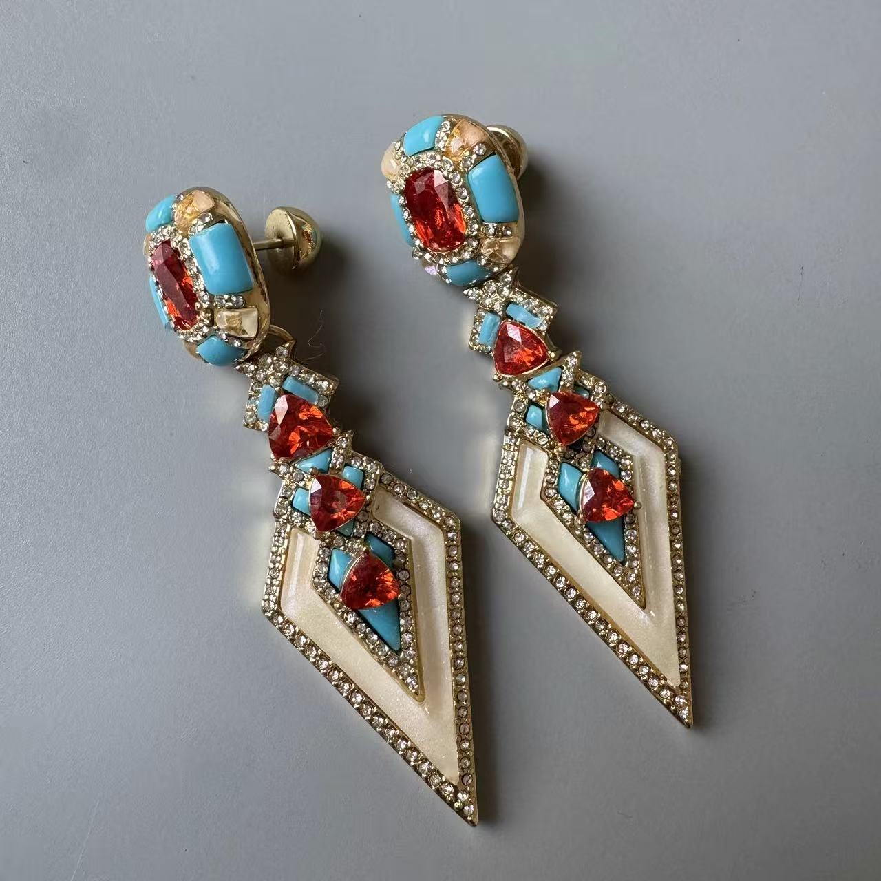 Vintage Royal Art Deco Statement Jewelry Set