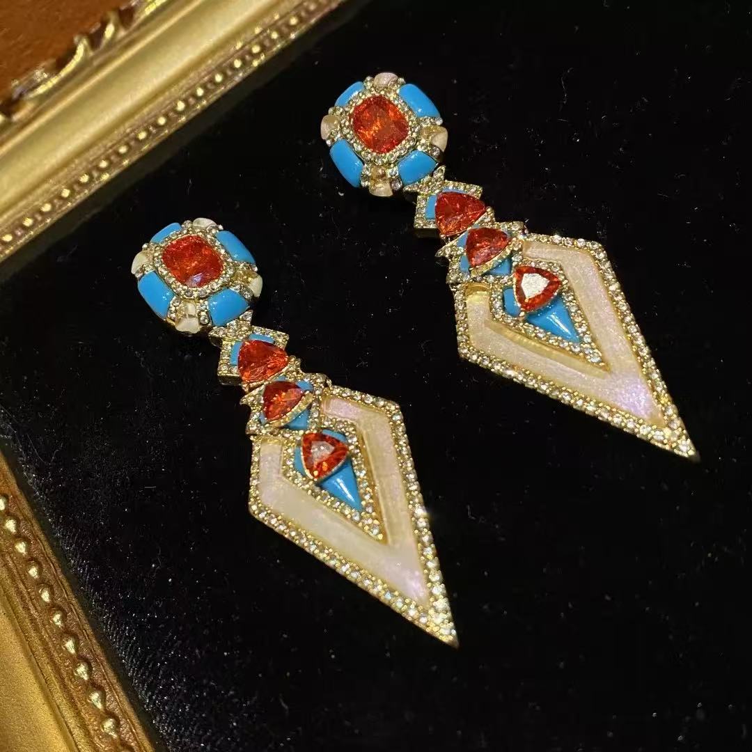 Vintage Royal Art Deco Statement Jewelry Set