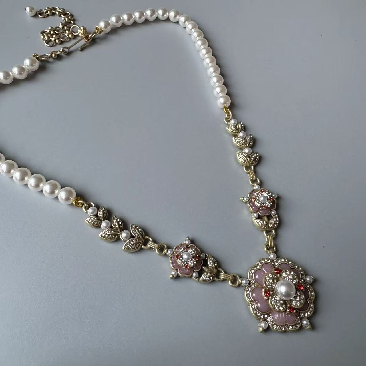 Belle Époque Floral Pearl Jewelry Set