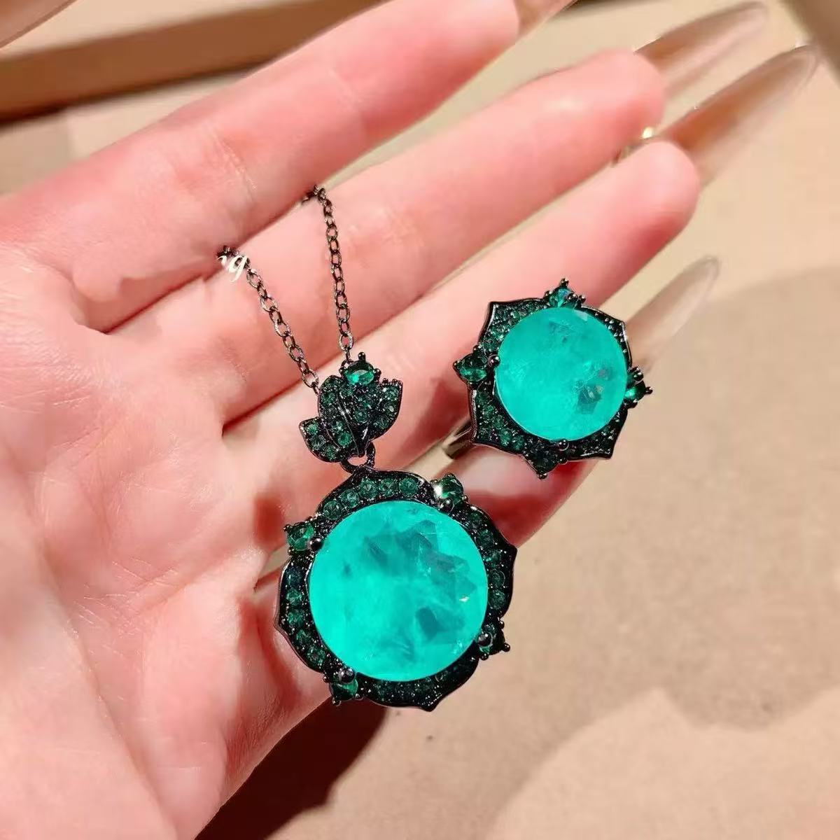 Stardust Blossom Couture Jewelry Set