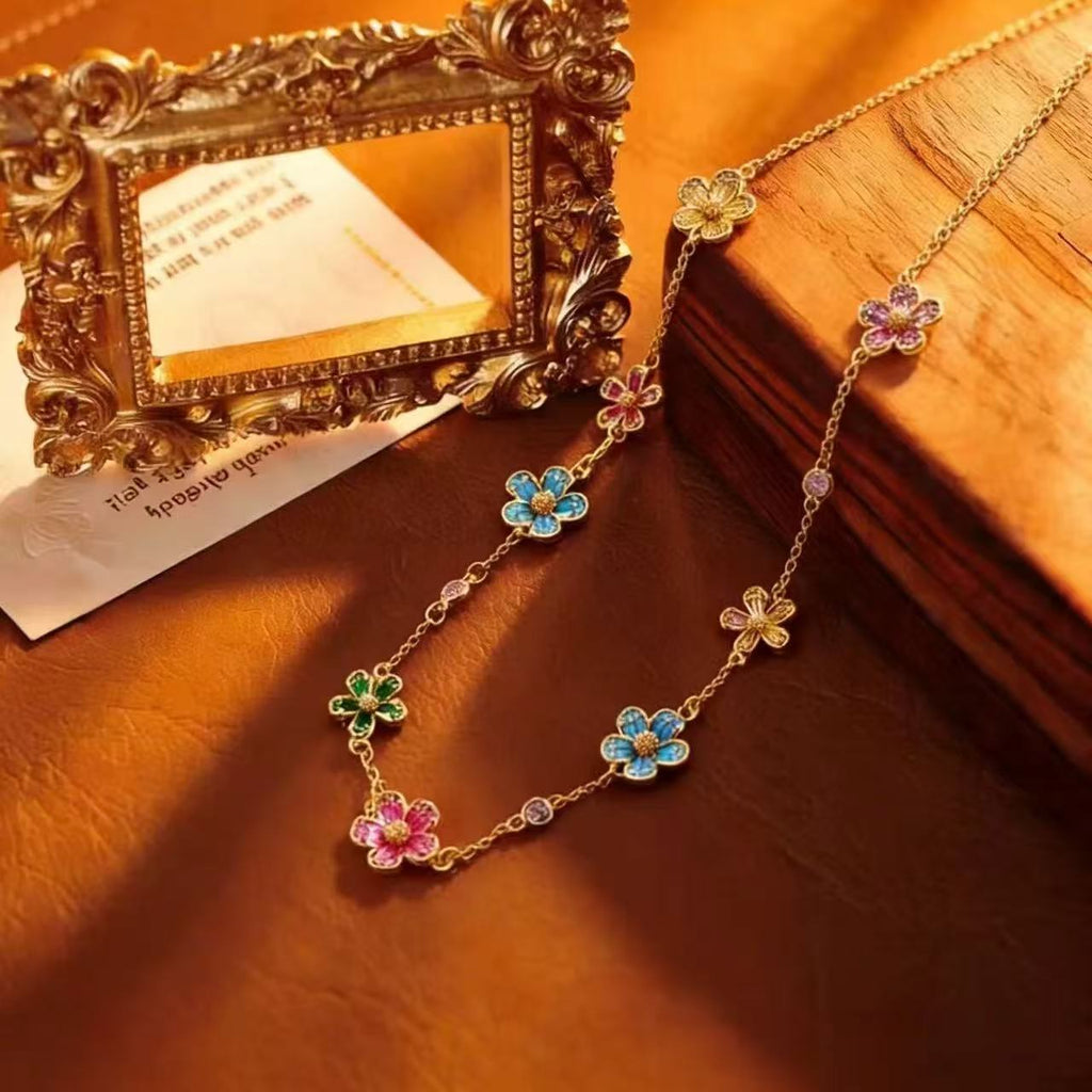 French Garden Reverie Jewelry Set|18K Gold Plated