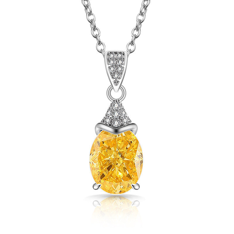 Modern Muse Radiant Oval Necklace