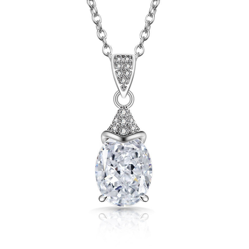 Modern Muse Radiant Oval Necklace