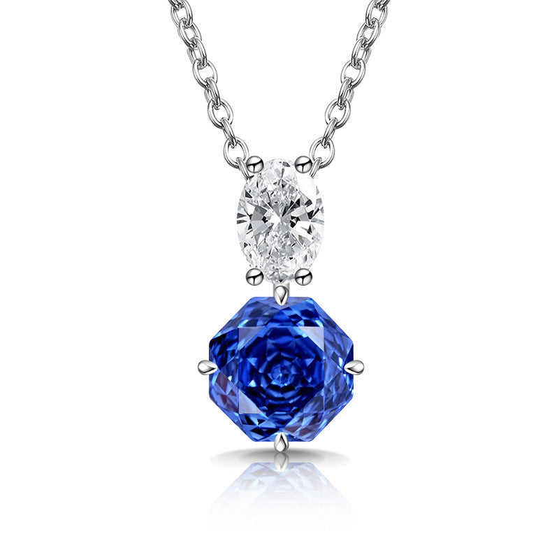 Blooming Rose-Cut Drop Necklace
