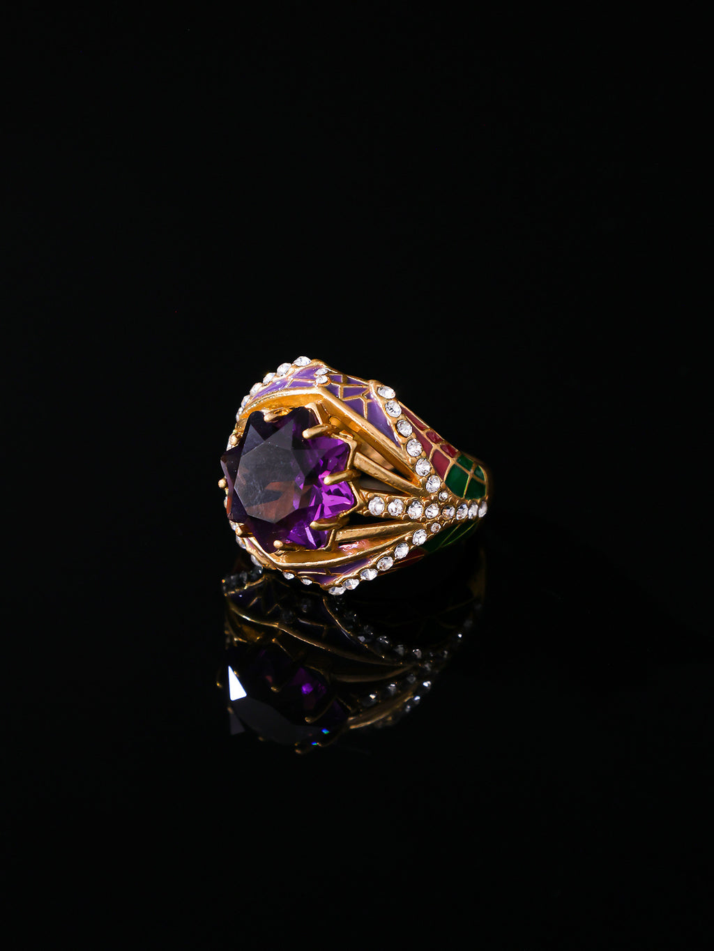 Vintage 24K Gold Plated Ring Collection