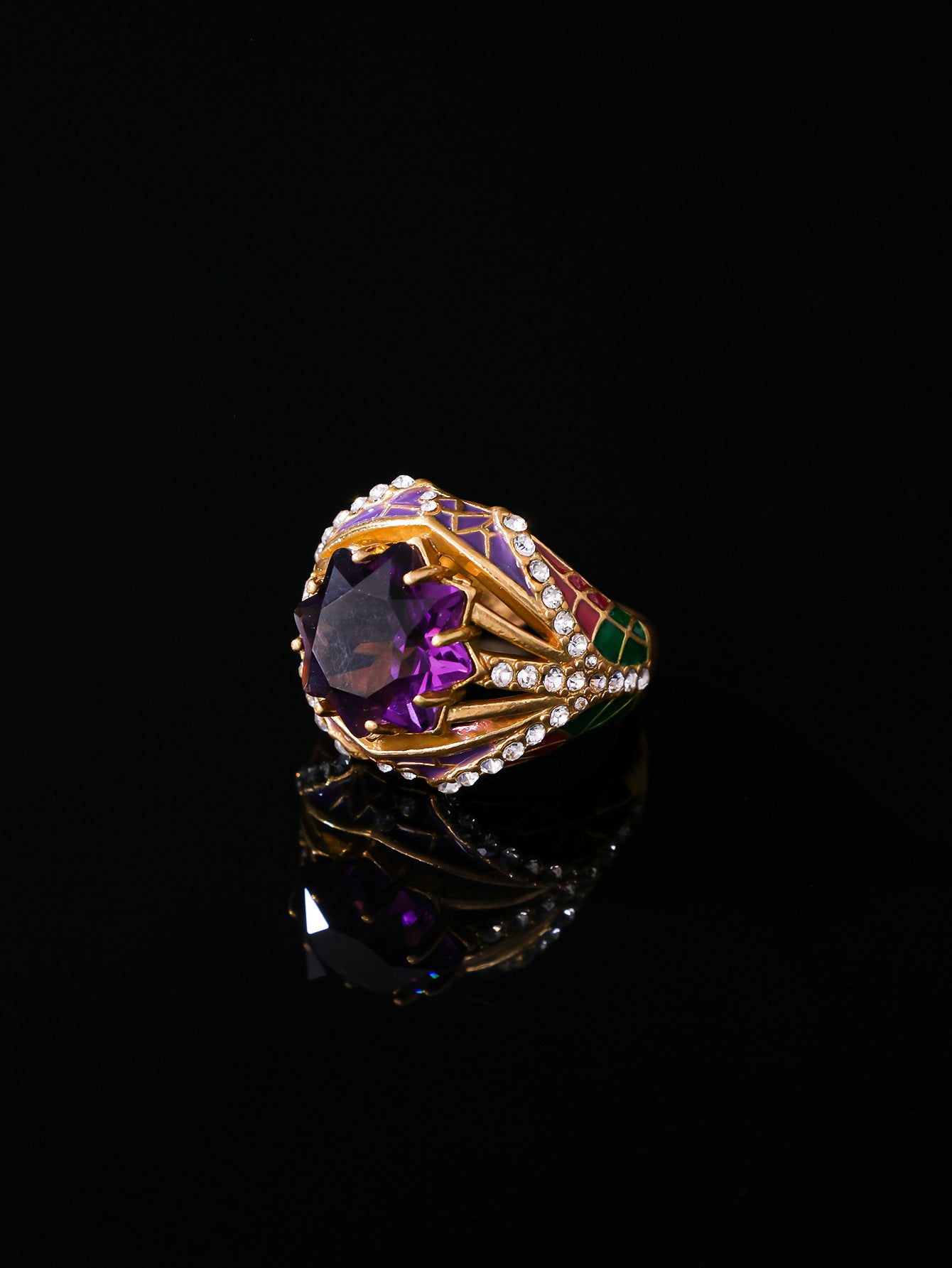 Vintage 24K Gold Plated Ring Collection