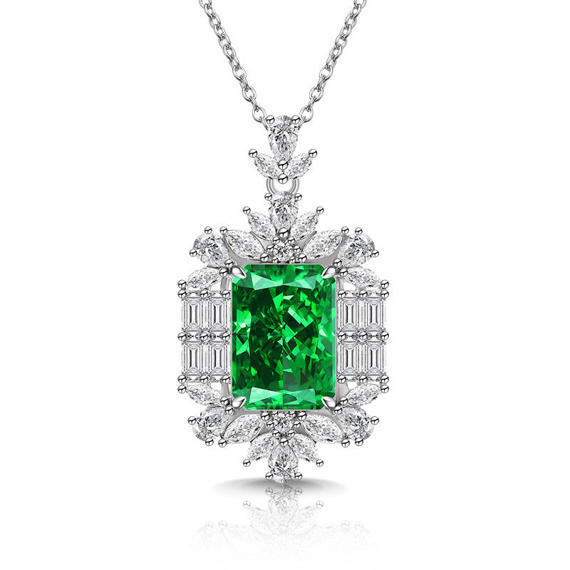 Grand Estate Radiant-Cut Necklace|5A Grade CZ