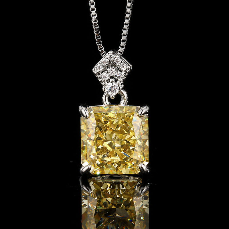 Canary Radiant Deco Jewelry Set|5A CZ Chevron Bridal Set