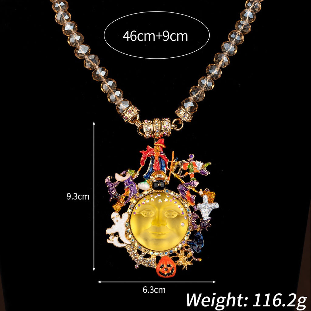 Vintage KF Mystical Halloween Magnetic Necklace