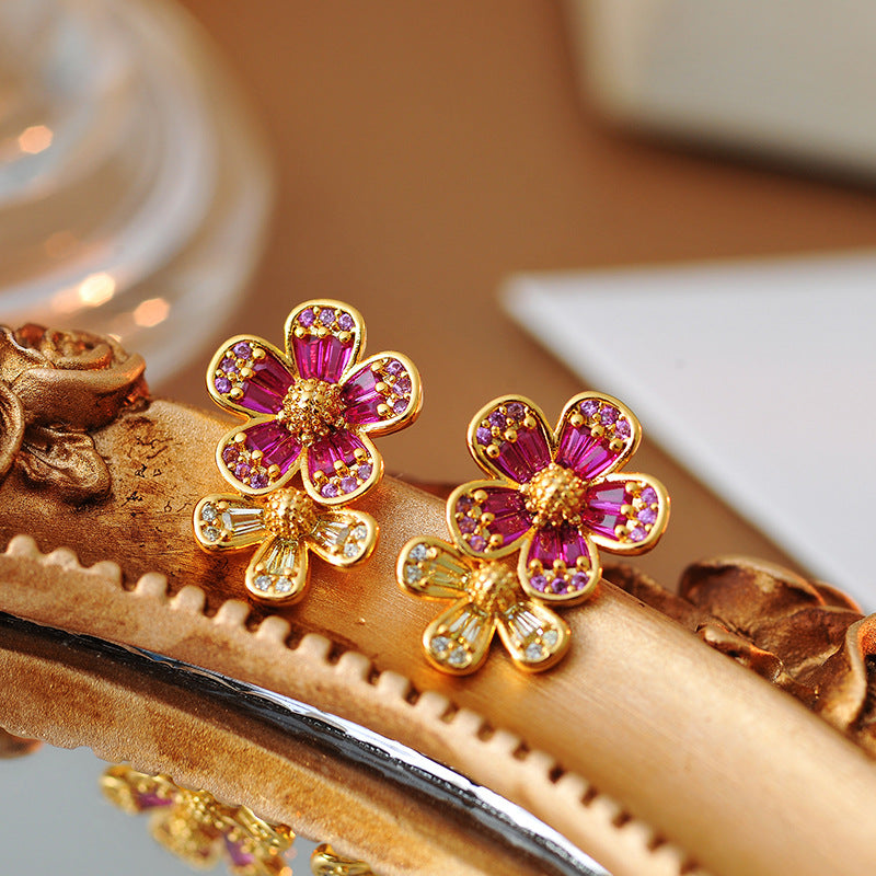 French Garden Reverie Jewelry Set|18K Gold Plated