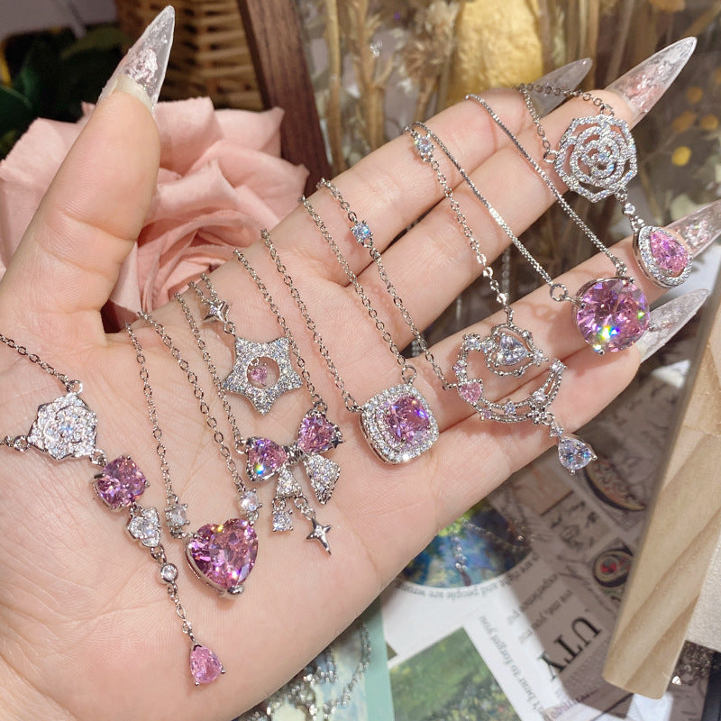 Blush Pink Radiance Necklace Collection