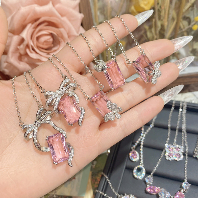 Blush Pink Radiance Necklace Collection