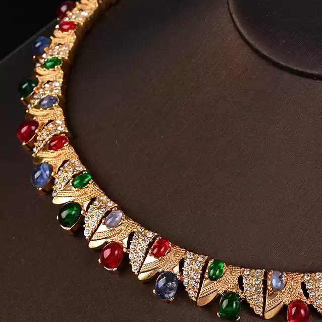 Gilded Age Tutti Frutti Statement Jewelry Parure
