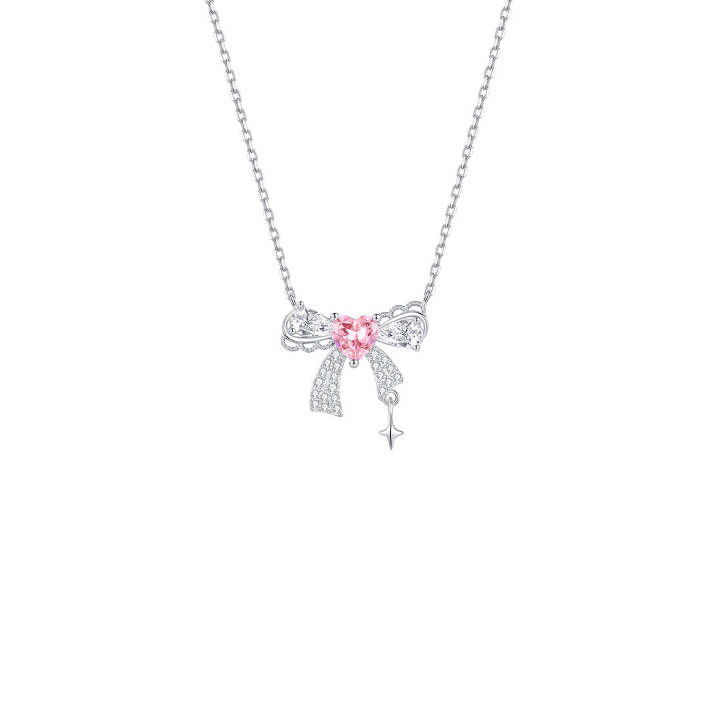 925 Sterling Silver Coquette Lace Bow Jewelry Set
