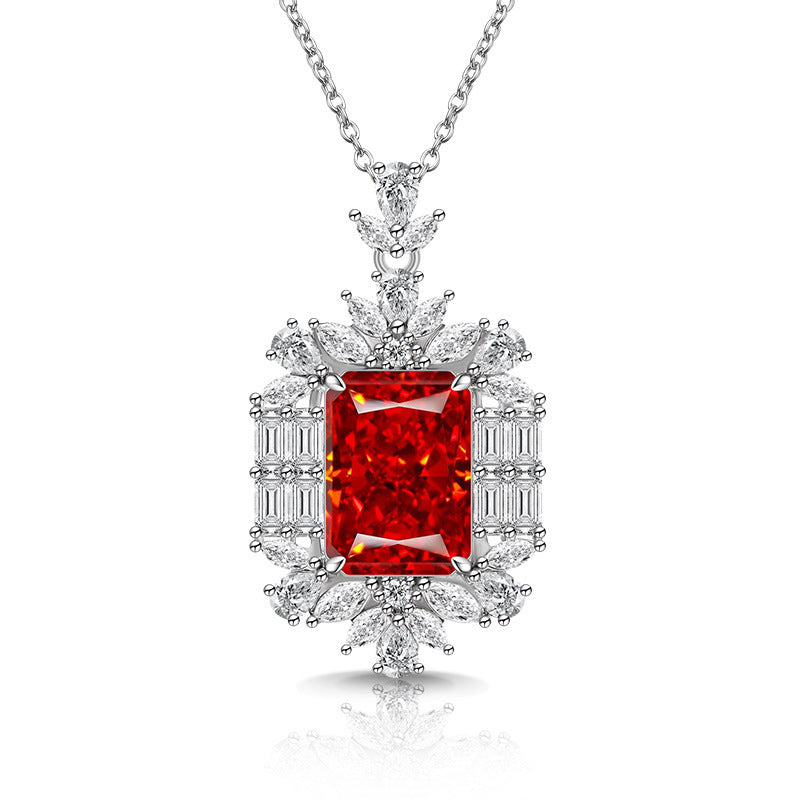 Grand Estate Radiant-Cut Necklace|5A Grade CZ