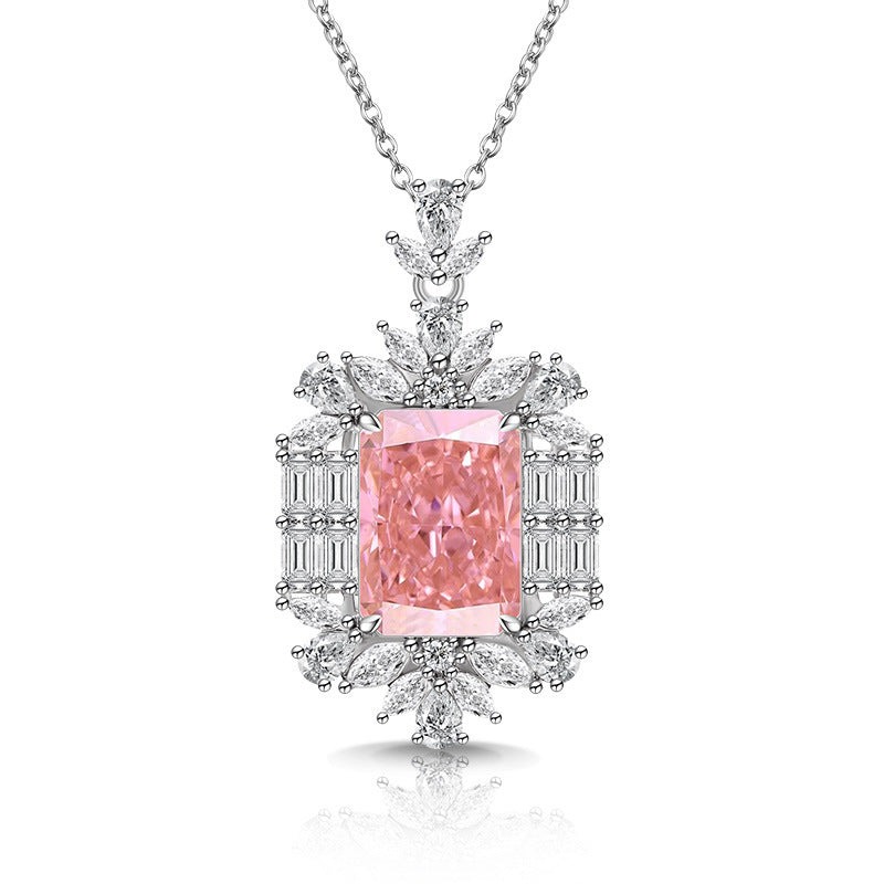 Grand Estate Radiant-Cut Necklace|5A Grade CZ